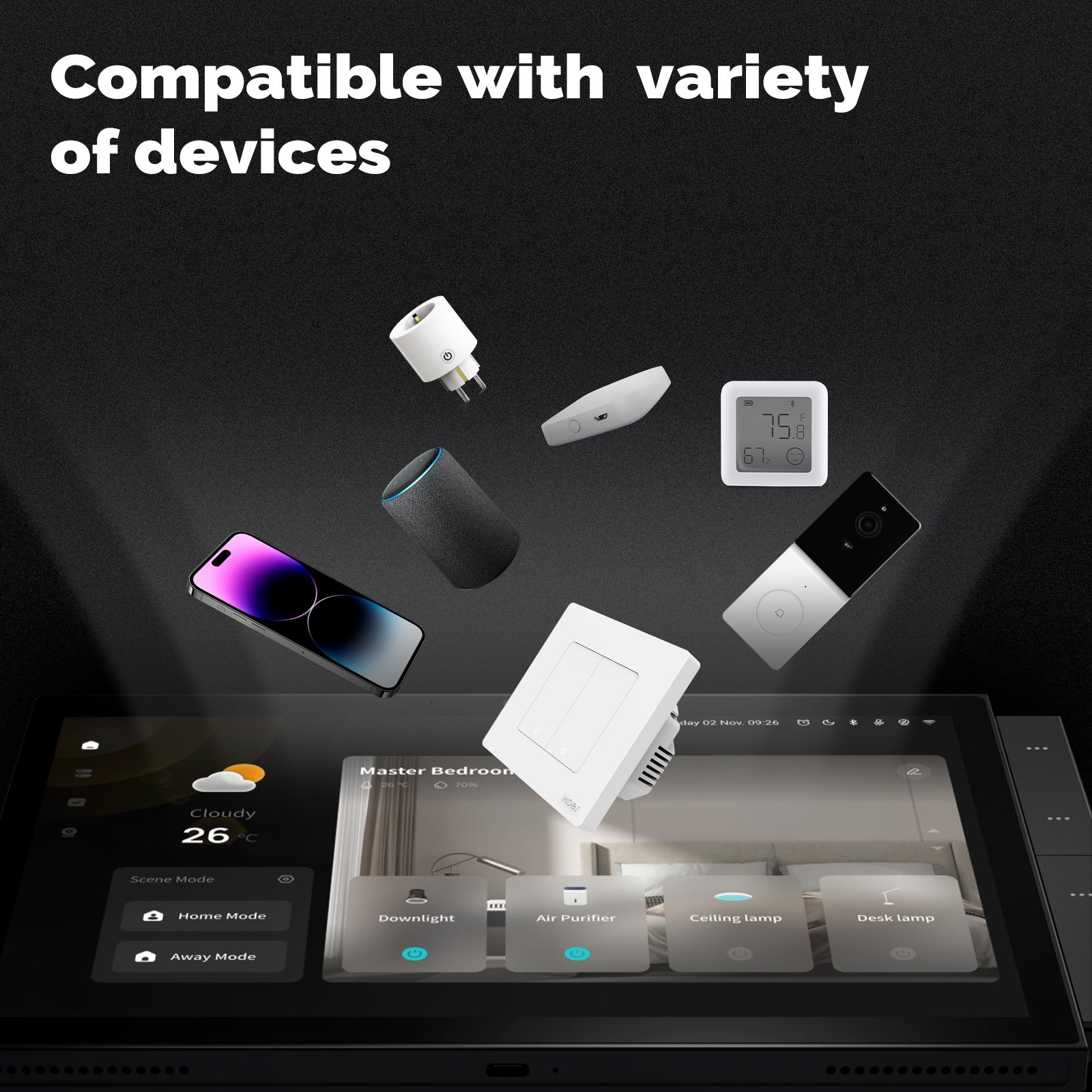 Tuya 10.1-Inch Smart Control Panel Max - Zigbee/BLE Gateway product image 5