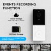 Pemsmart Tuya 1080P WiFi Video Doorbell - Battery, PIR, IP65 product image 3