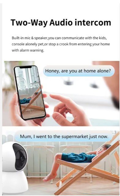 Pemsmart 2-in-1 Smart Alarm Camera Kit - Sensors, SOS & Motion product image 3