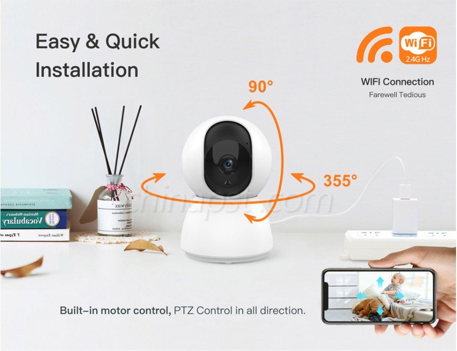 Pemsmart 2-in-1 Smart Alarm Camera Kit - Sensors, SOS & Motion
