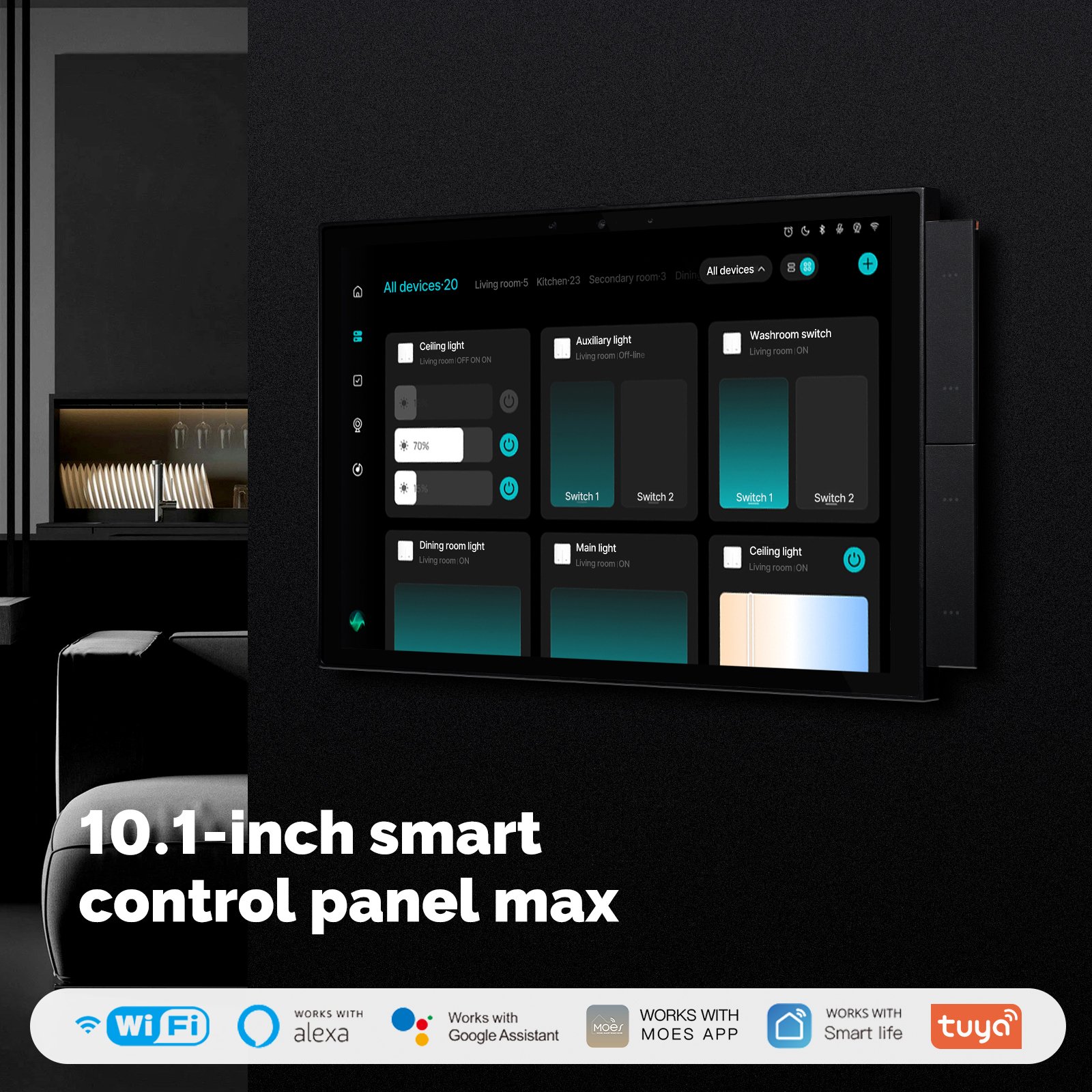 Tuya 10.1-Inch Smart Control Panel Max - Zigbee/BLE Gateway product image 3