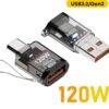 120W USB-A to USB-C Fast Charging Adapter - USB 3.2 Connector product image 1
