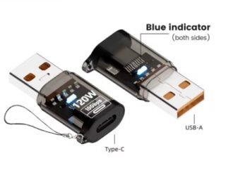 120W USB-A to USB-C Fast Charging Adapter - USB 3.2 Connector product image 2