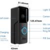 Pemsmart Tuya 1080P Wireless Video Doorbell - Chime & Night Vision product image 4