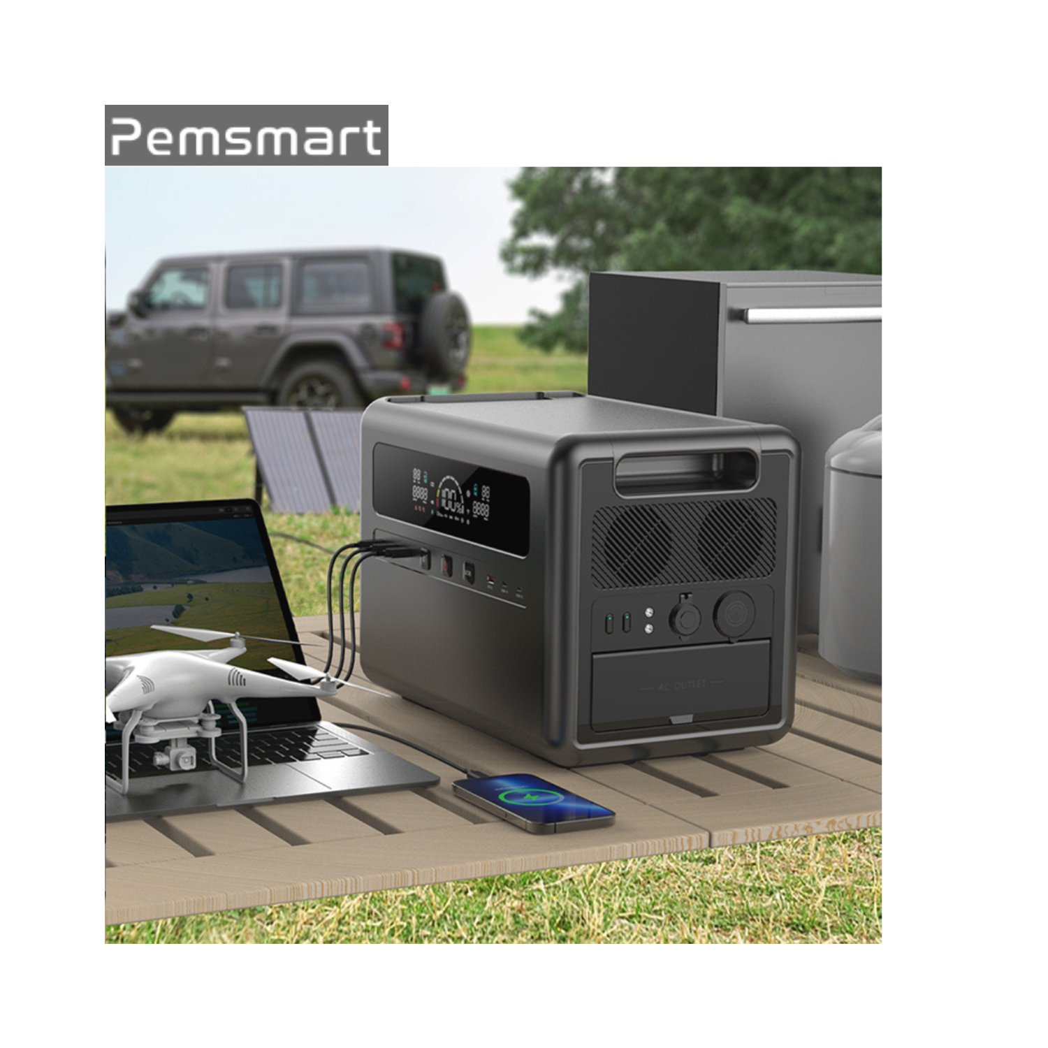 Pemsmart Q2400 Portable Power Station - 2400W, 2304Wh LiFePO4 product image 2
