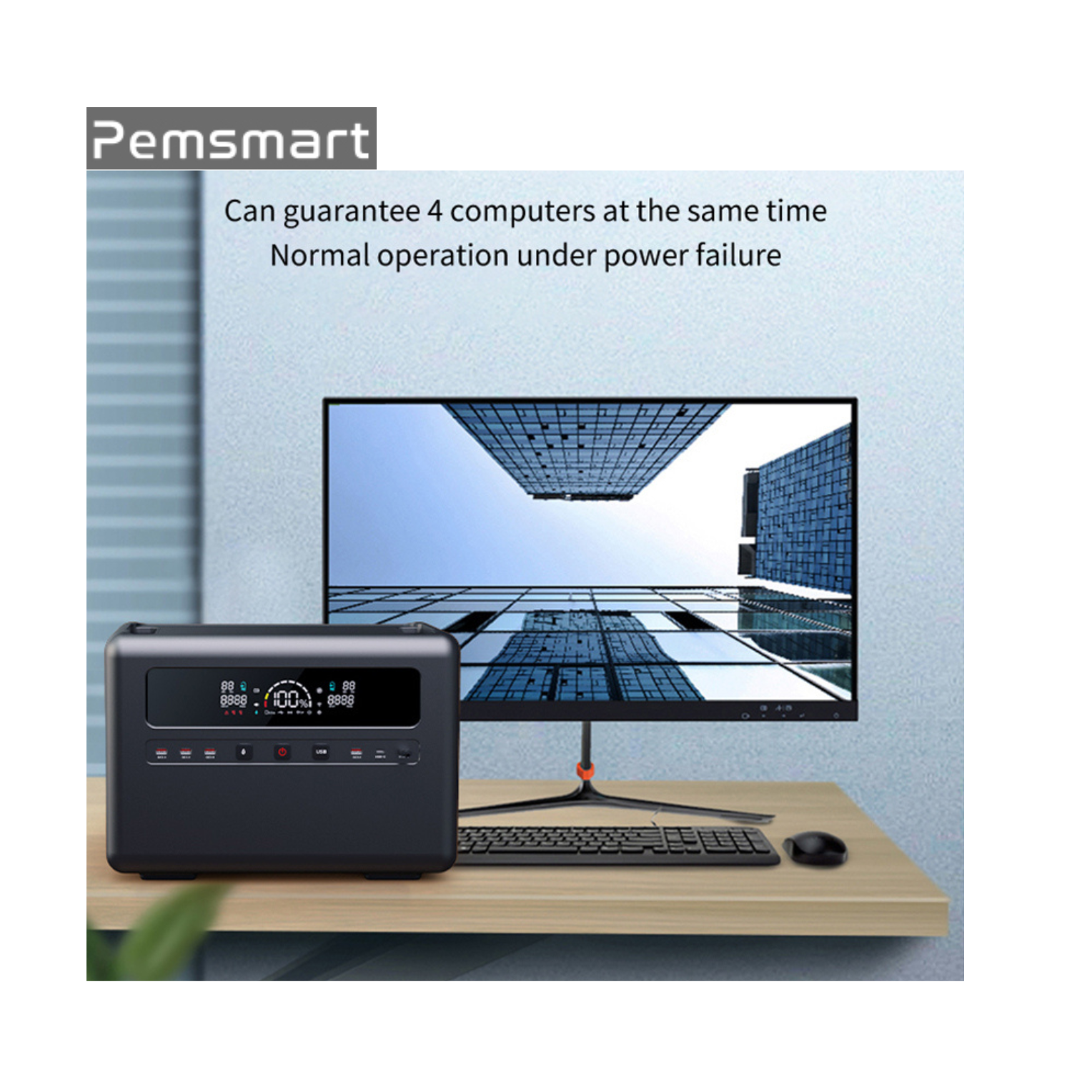 Pemsmart Q2400 Portable Power Station - 2400W, 2304Wh LiFePO4 product image 3