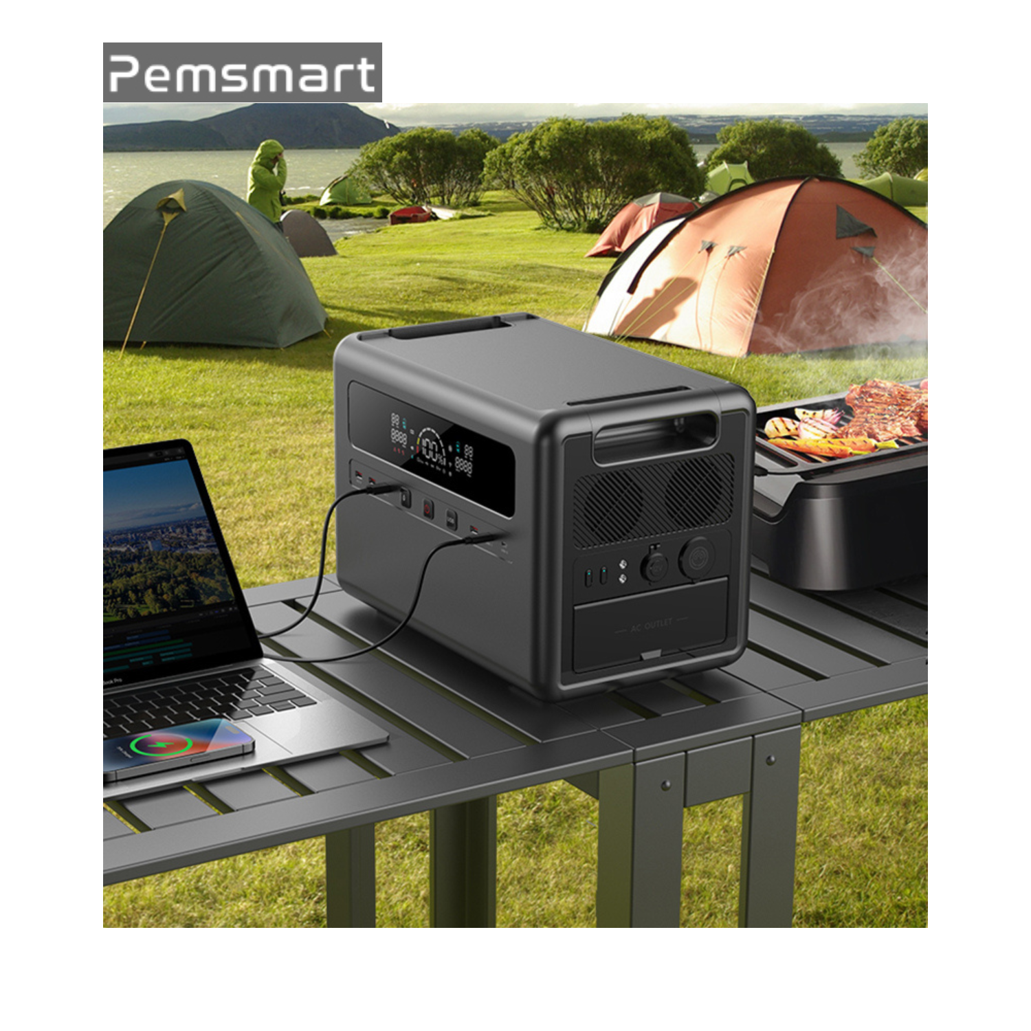 Pemsmart Q2400 Portable Power Station - 2400W, 2304Wh LiFePO4 product image 8