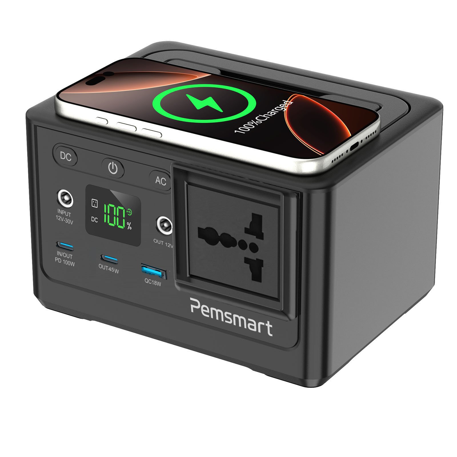 Pemsmart DPS-150D Portable Power Station - 150W, 96Wh LiFePO4 product image 1