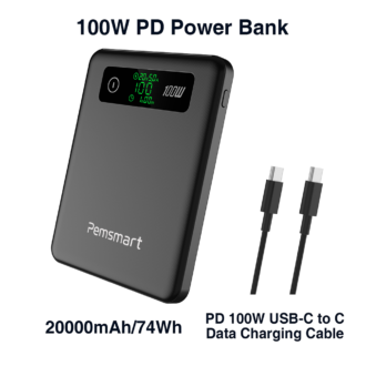 Pemsmart PD-100LS 100W USB-C Power Bank - 74Wh Portable Backup product image 1
