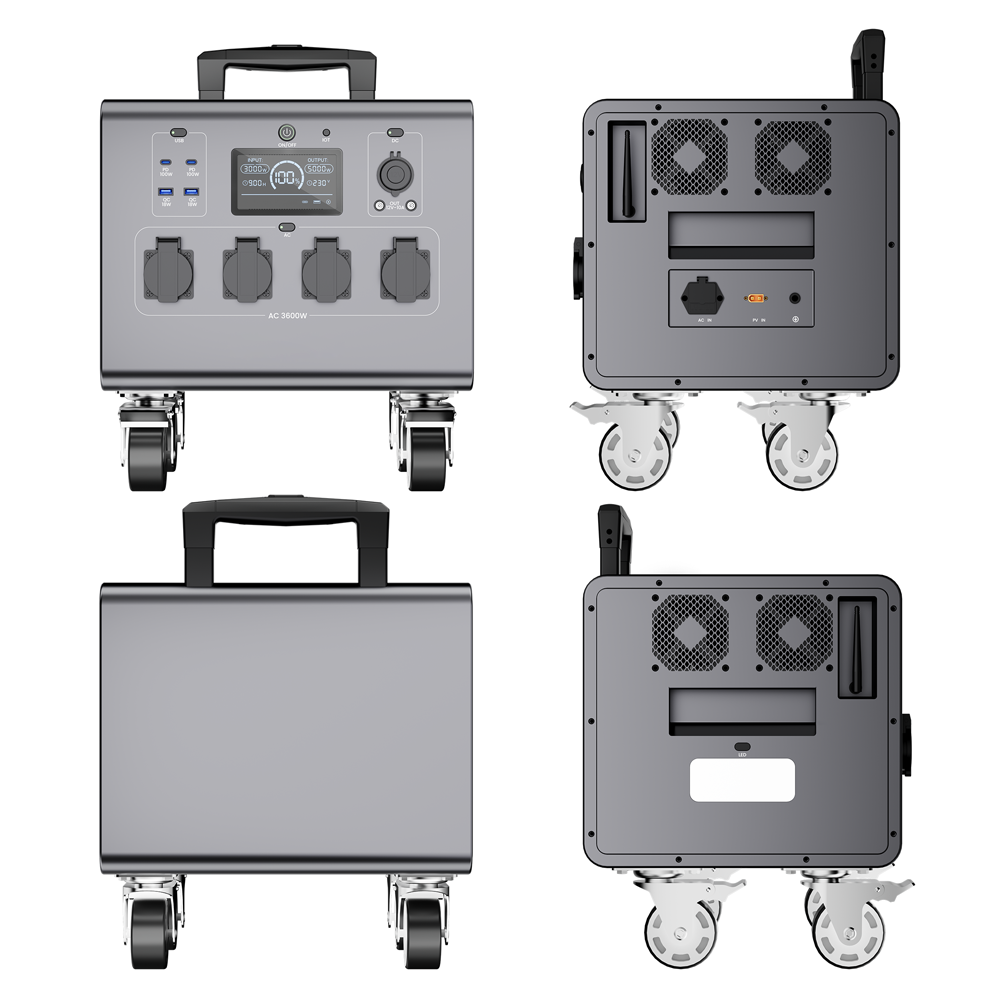 Pemsmart DPS-3600 Portable Power Station - 3600W, 2662.4Wh LiFePO4 - Image 6