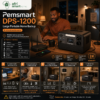 Pemsmart DPS-1200 Portable Power Station - 1200W, 960Wh LiFePO4 product image 3