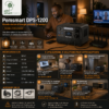 Pemsmart DPS-1200 Portable Power Station - 1200W, 960Wh LiFePO4 product image 2