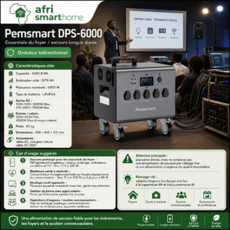 Pemsmart DPS-6000 Portable Power Station - 6000W, 6092.8Wh LiFePO4 product image 2