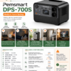 Pemsmart DPS-700S Portable Power Station - 700W, 672Wh LiFePO4 product image 2