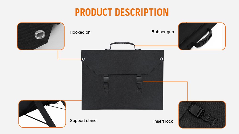 Pemsmart S100 Foldable Solar Panel - 100W Portable Solar Charger product image 3